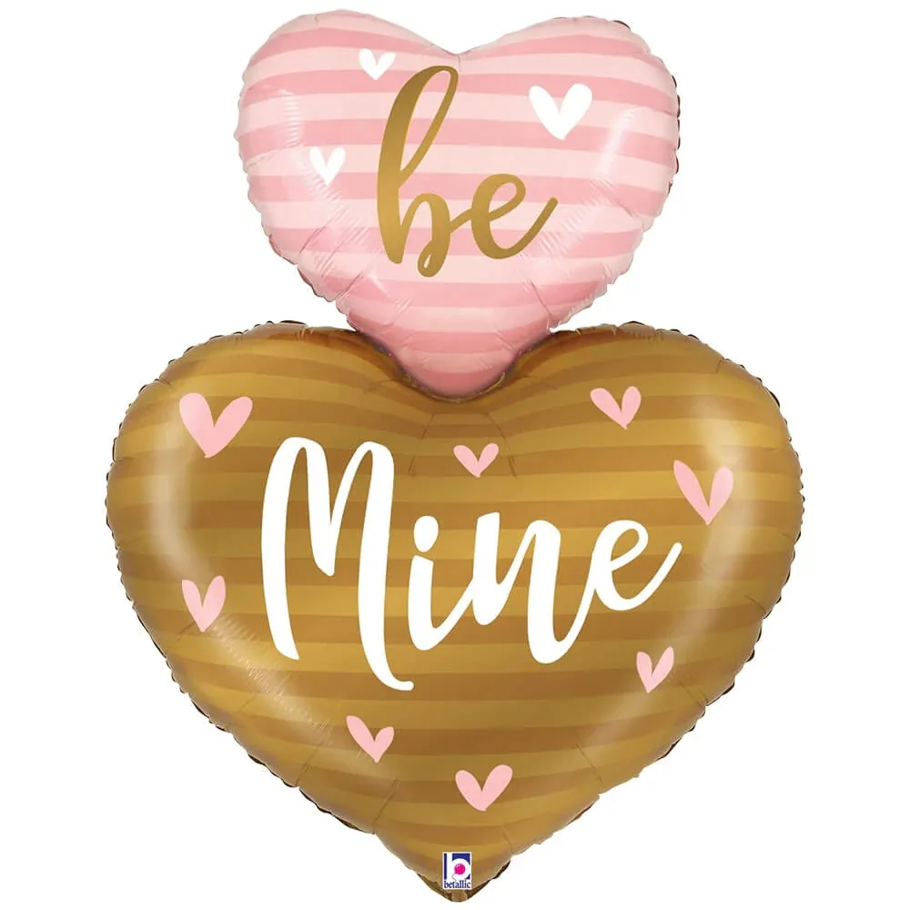 42'' Μπαλόνι Be Mine διπλή καρδιά