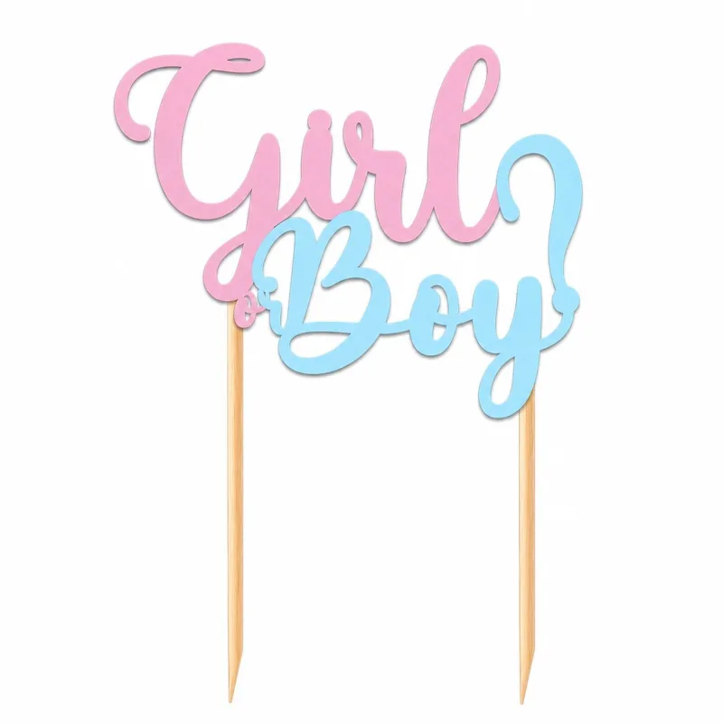 Διακοσμητικό Topper Τούρτας – Girl or Boy