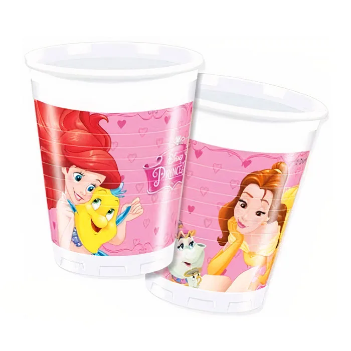 Πλαστικά Ποτήρια Πριγκίπισσες Disney (8 τεμ)