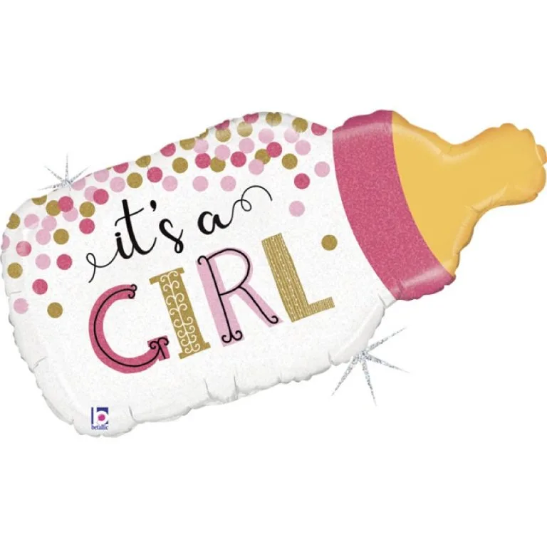 33" Μπαλόνι γέννησης It's a Girl Μπιμπερό