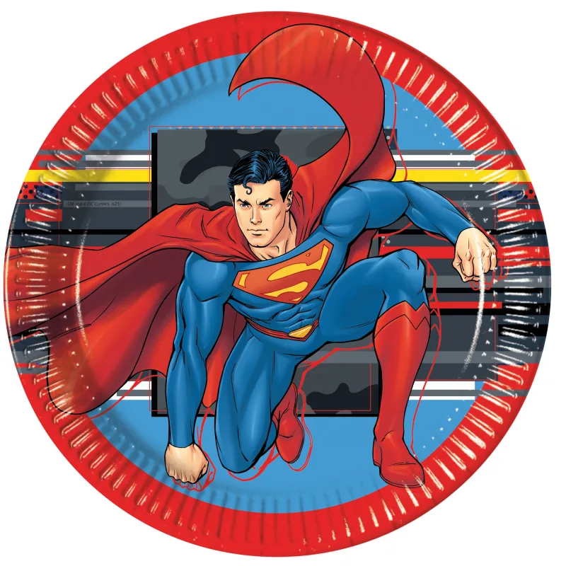 Πιάτα πάρτυ Superman Krypton (8 τεμ)