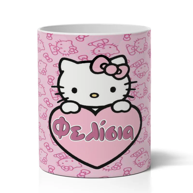 Μολυβοθήκη με Όνομα - Hello Kitty