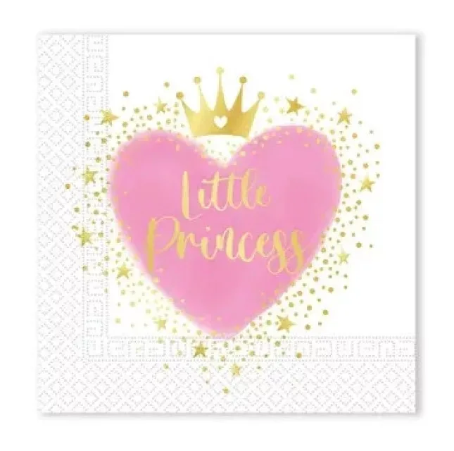 Χαρτοπετσέτες πάρτυ Little Princess (20 τεμ)