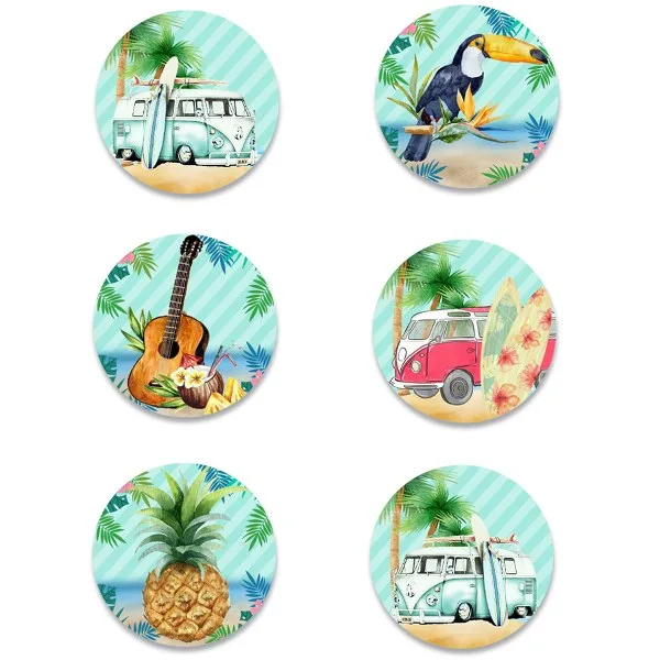 Κονκάρδες Tropical (6 τεμ)