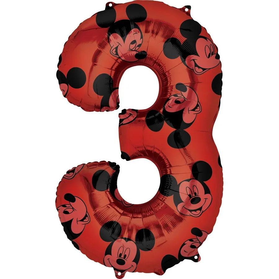 26" Μπαλόνι Mickey Mouse Αριθμός 3