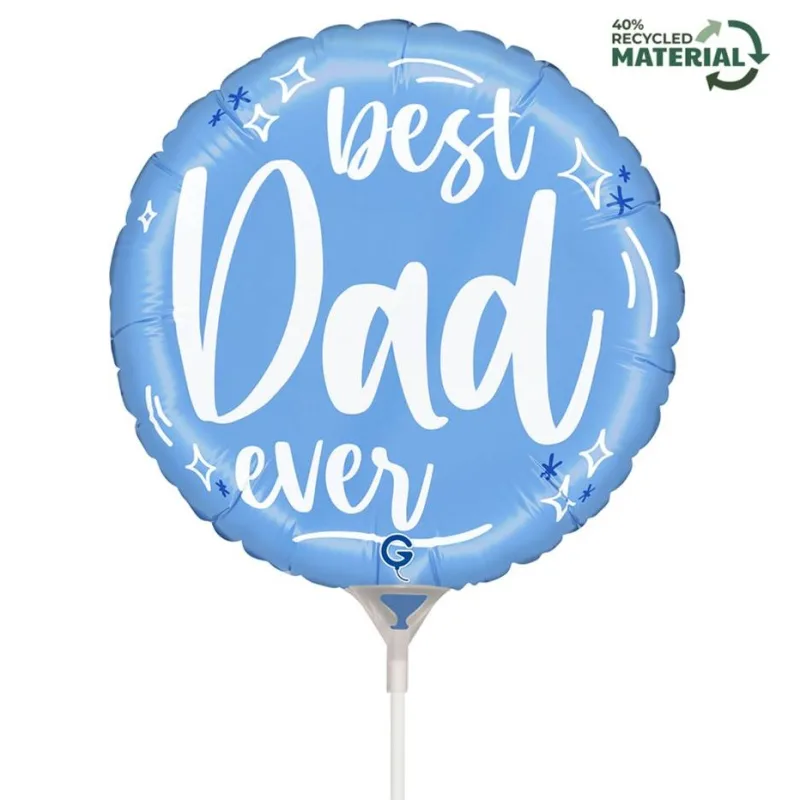 9'' Mini Shape Μπαλόνι Best Dad Ever
