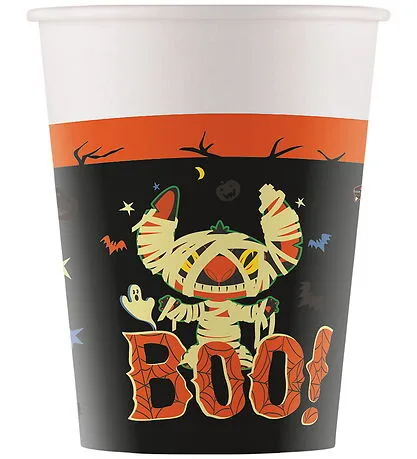 Χάρτινα Ποτήρια - Stitch Halloween (8 τεμ)