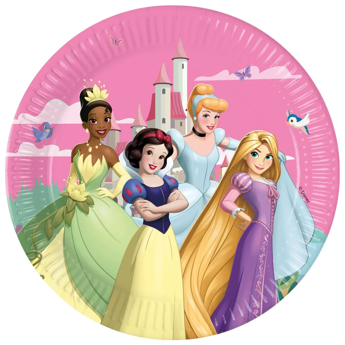 Πιάτα φαγητού Πριγκίπισσες Disney (8 τεμ)