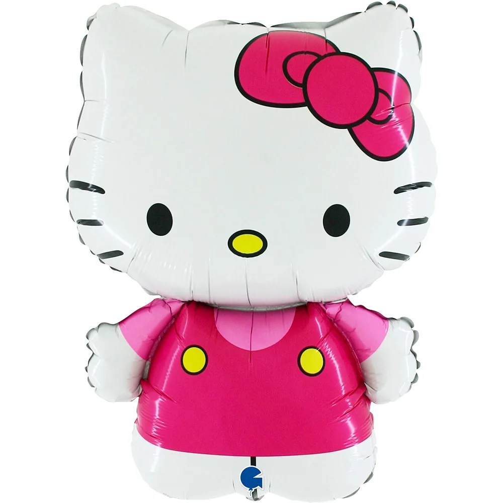 25″ Μπαλόνι - Hello Kitty Φούξια Φόρεμα
