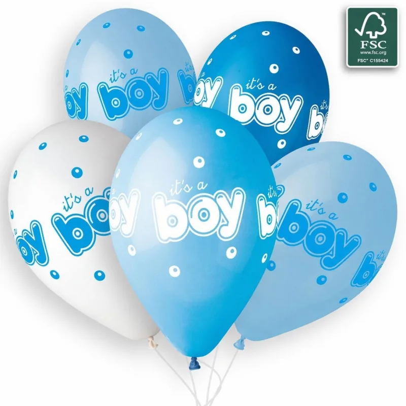 Λάτεξ Μπαλόνια It's A Boy Bubbles (25 τεμ)