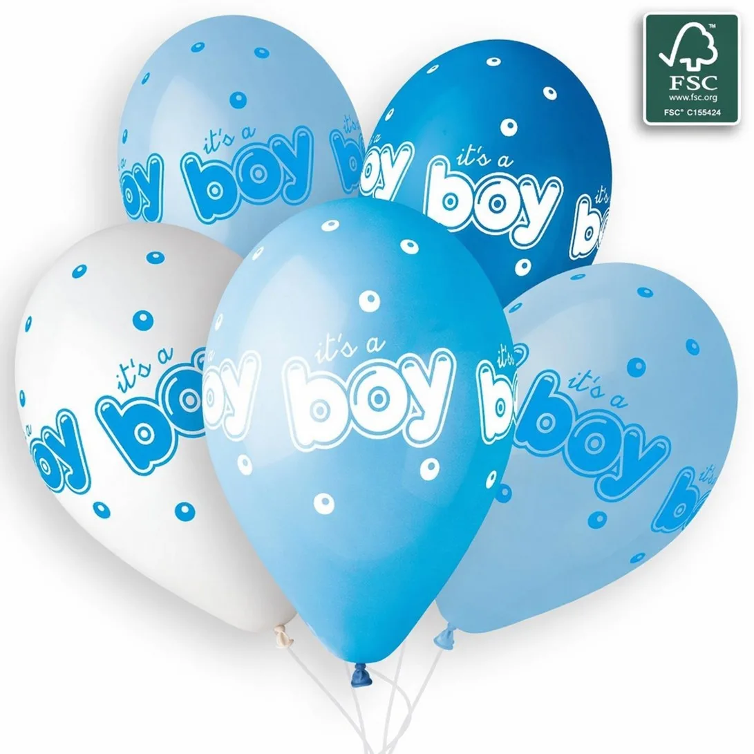 Λάτεξ Μπαλόνια It's A Boy Bubbles (25 τεμ)