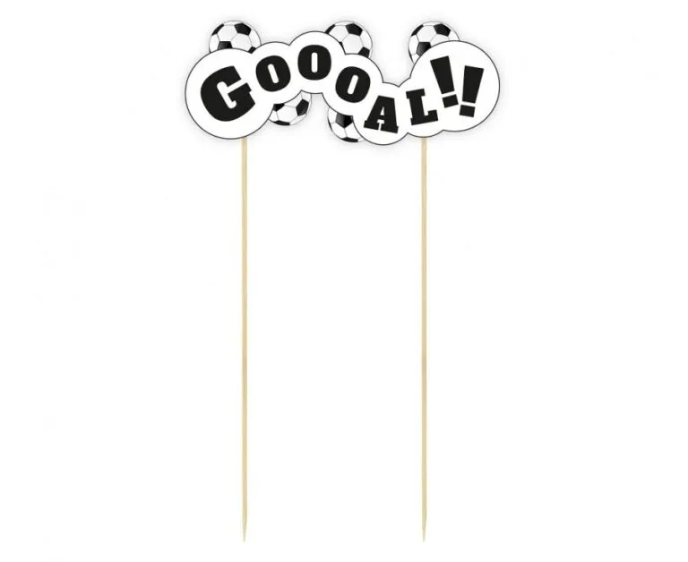 Topper τούρτας Ποδόσφαιρο - GOOOAL