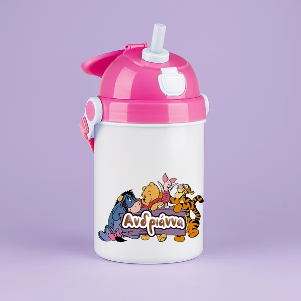Παιδικό Παγούρι - Winnie The Pooh Ροζ 400ml