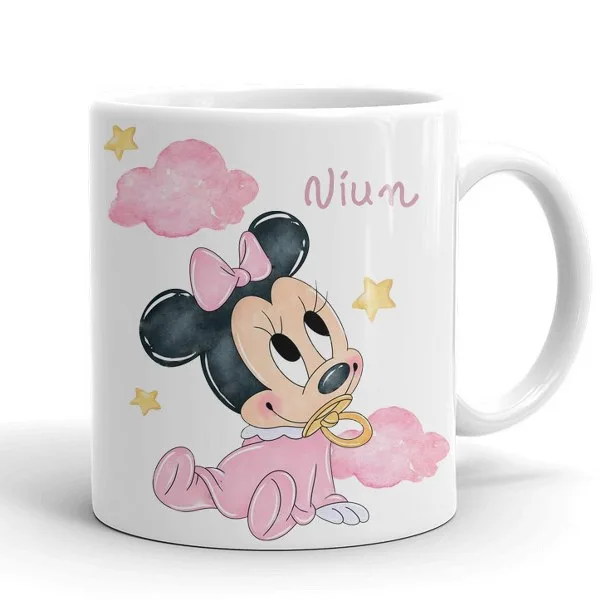 Κούπα Baby Minnie με όνομα