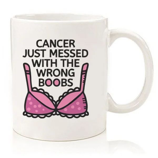 Κούπα "Messed with the wrong Boobs"🎗️