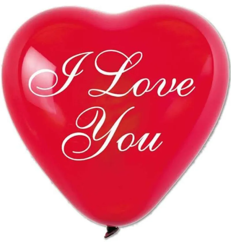 17" Μπαλόνι Καρδιά ρομαντική I love you (25 τεμ)