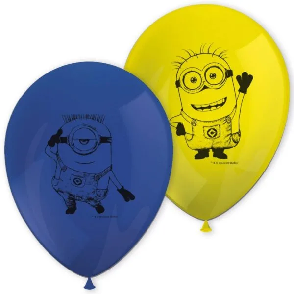 Λάτεξ μπαλόνια Minions (8 τεμ)