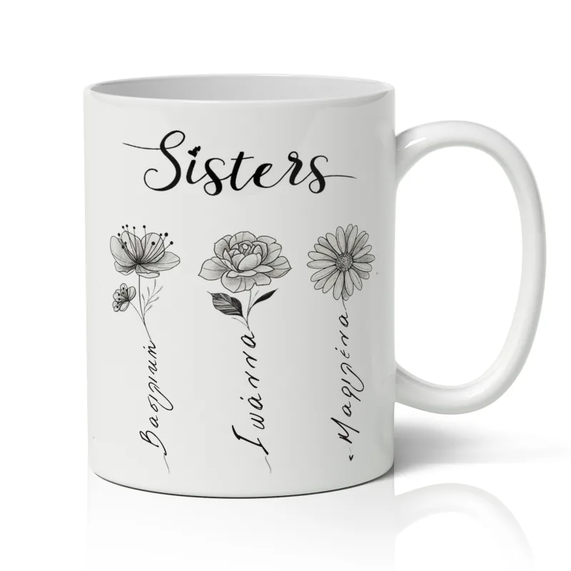 Κούπα για Αδερφή - Sisters Λουλούδια