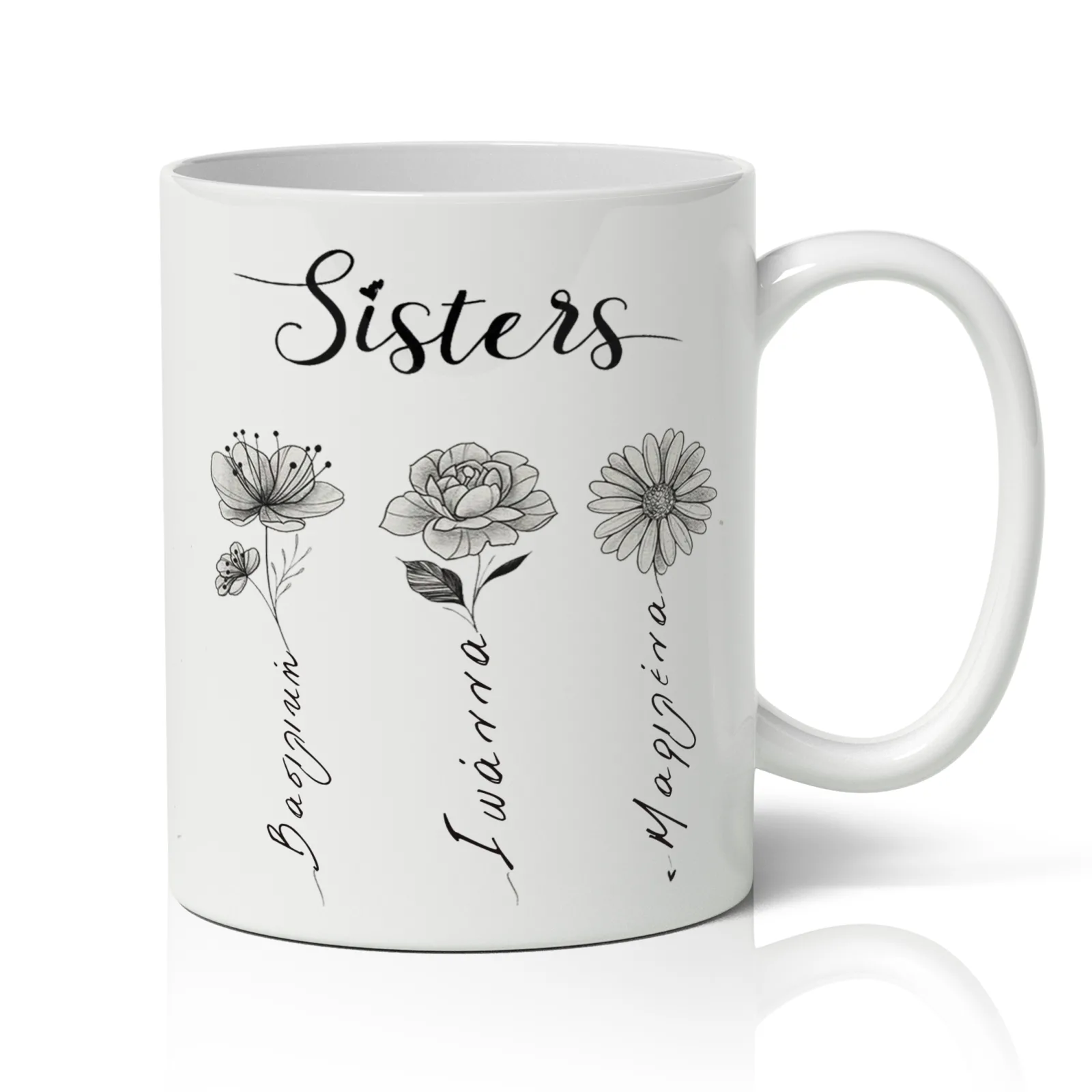 Κούπα για Αδερφή - Sisters Λουλούδια