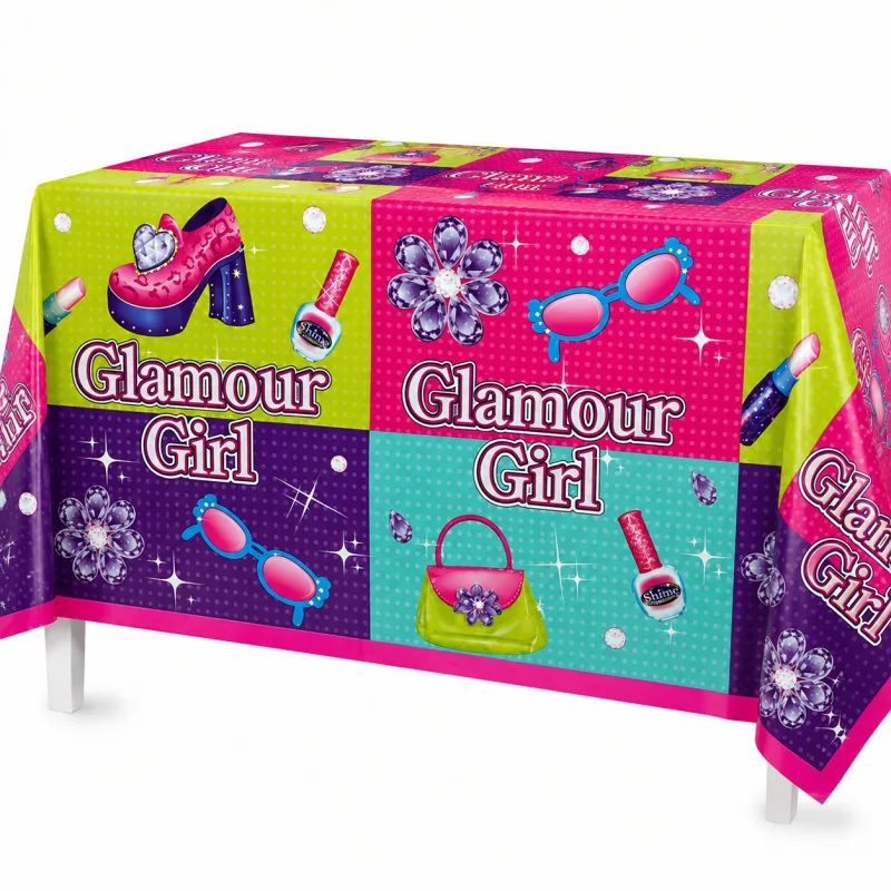 Τραπεζομάντηλο πάρτυ Glamour Girl (259x137cm)