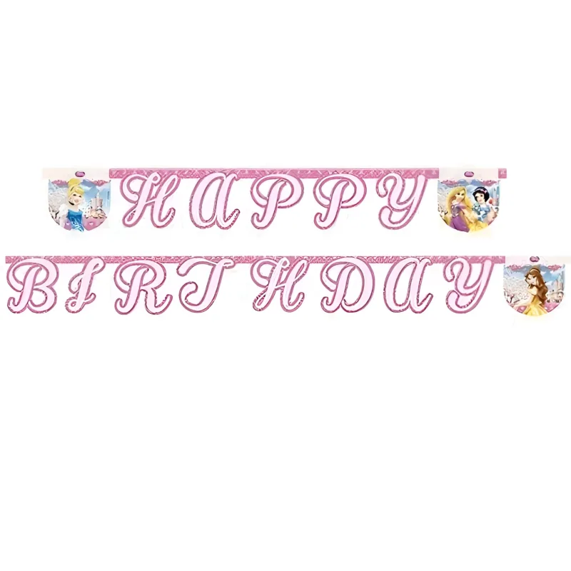 Γιρλάντα Happy Birthday Πριγκίπισσες Disney 2.4 m