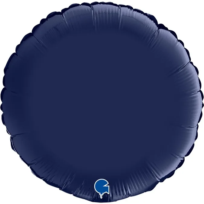 18" Μπαλόνι Μπλε Navy Στρογγυλό