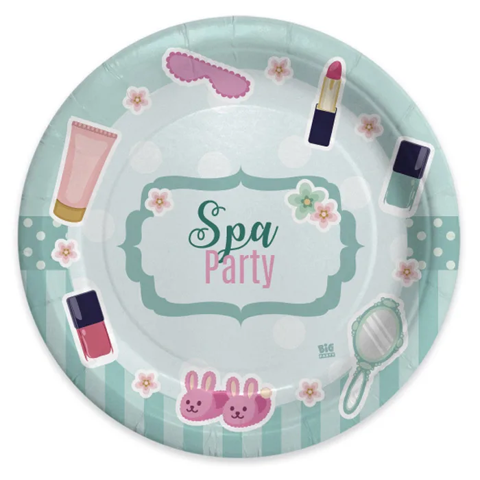 Πιάτα Φαγητού - Spa Party (8 τεμ)