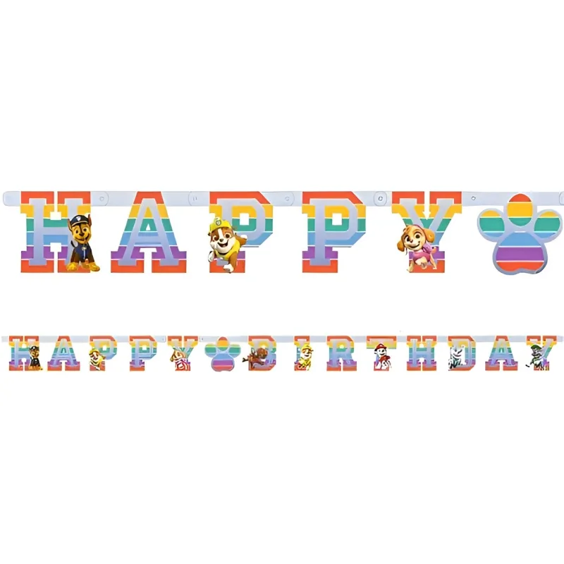 Banner Happy Birthday Paw Patrol (180cm)