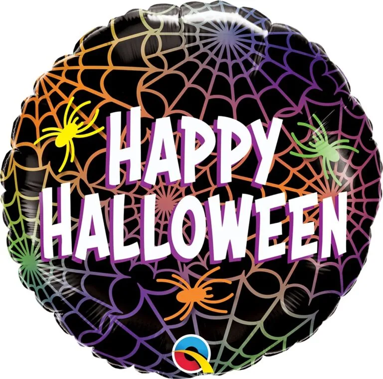 18" Μπαλόνι Halloween Spiders &amp; Webs