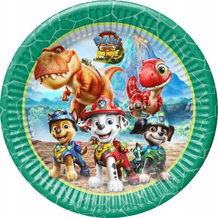 Πιάτα φαγητού - Paw Patrol Dino Movie (8 τεμ)
