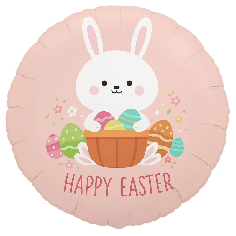 18'' Μπαλόνι Λαγουδάκι Happy Easter