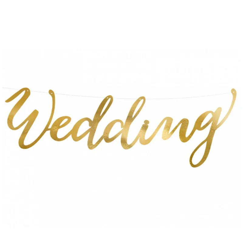 Γιρλάντα γάμου Wedding χρυσό