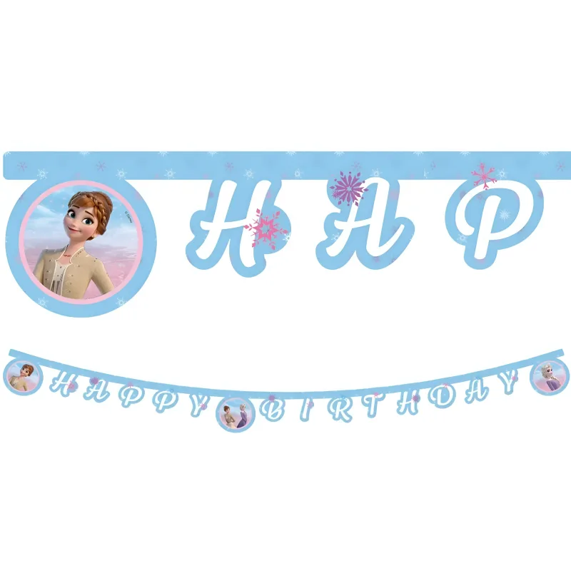 Frozen Γιρλάντα Happy Birthday 2m