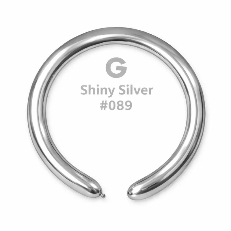 Shiny Silver Μπαλόνι Κατασκευής Modeling