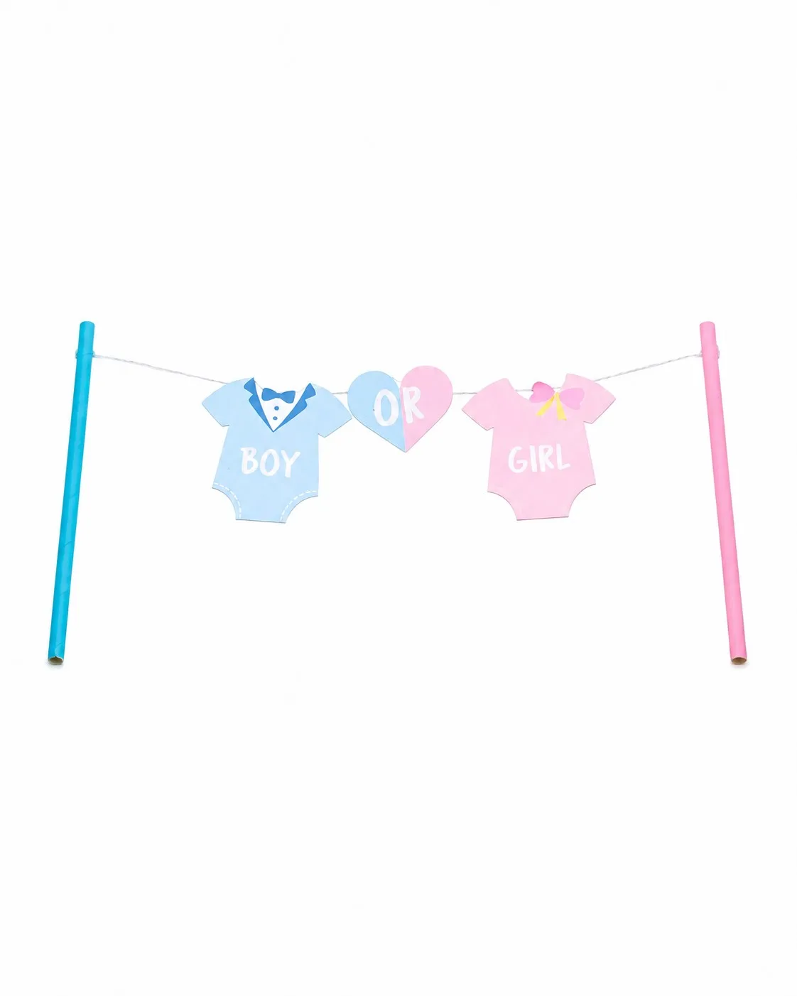 Διακοσμητικό Τούρτας για Gender Reveal