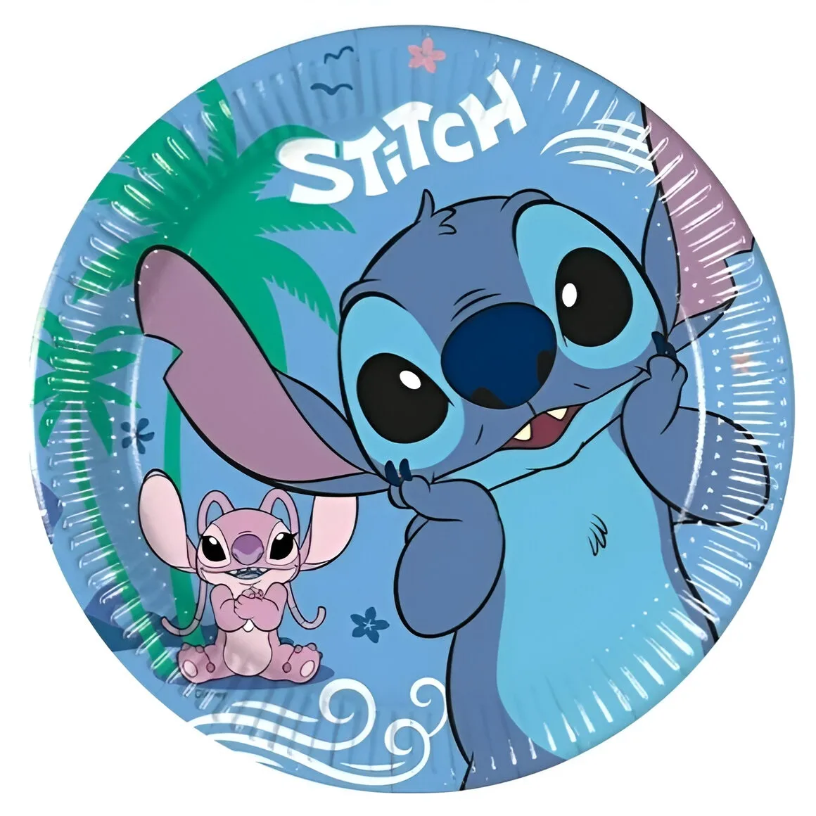 Πιάτα φαγητού Stitch &amp; Angel (8 τεμ)