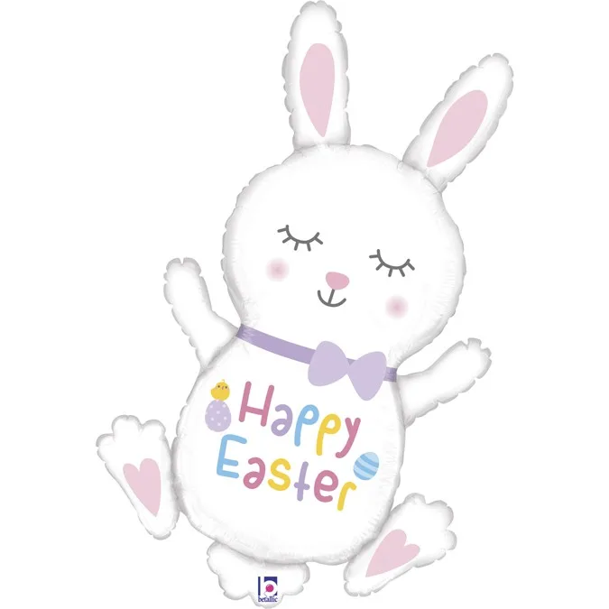 Μπαλόνι Λαγουδάκι "Happy Easter" 97 εκ.