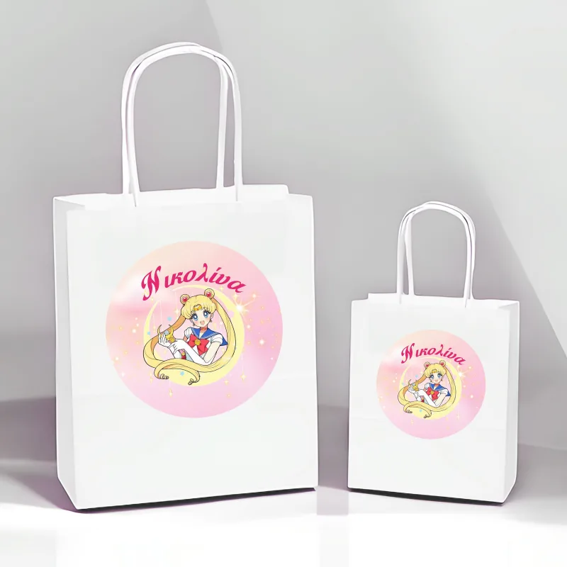 Άσπρη Τσάντα Δώρου Sailor Moon