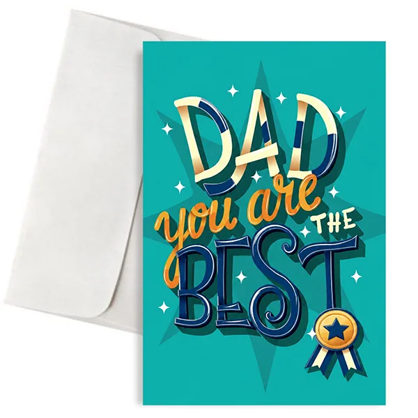 Ευχετήρια Κάρτα για Μπαμπά – Dad You Are the Best