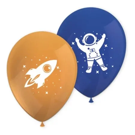 Λάτεξ μπαλόνια Space Party (8 τεμ)