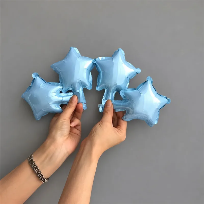 5″ Γαλάζιο Mini Shape μπαλόνι Αστέρι (με βαλβίδα)