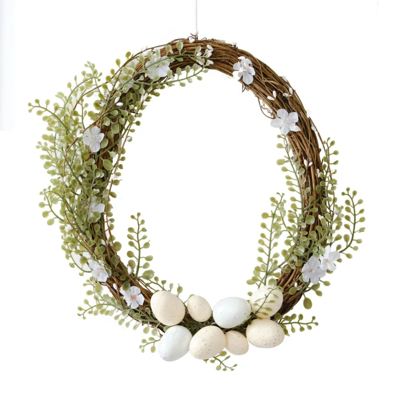Διακοσμητικό Στεφάνι με Πασχαλινά Αυγά