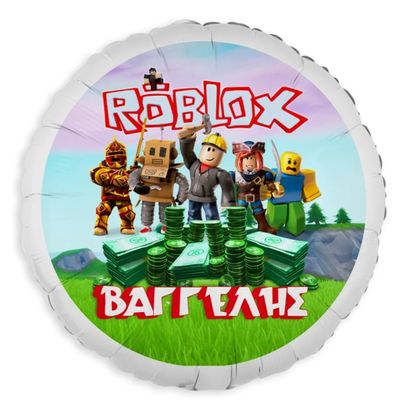 18" Μπαλόνι Foil Στρογγυλό Tυπωμένο - Roblox