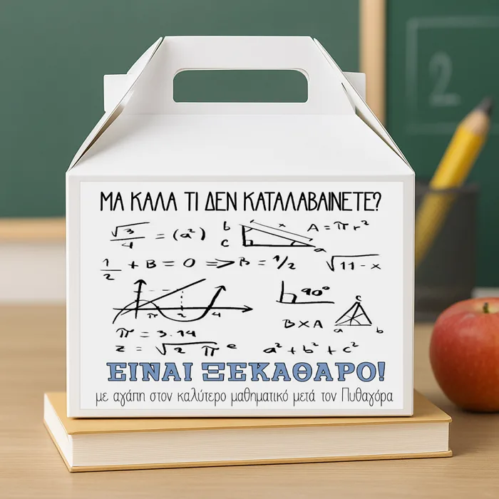 Κουτί - Δώρο Για Τον Καλύτερο Μαθηματικό