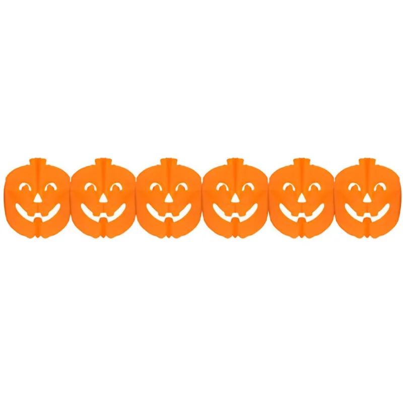 Διακοσμητική Γιρλάντα Halloween Κολοκύθα 300cm