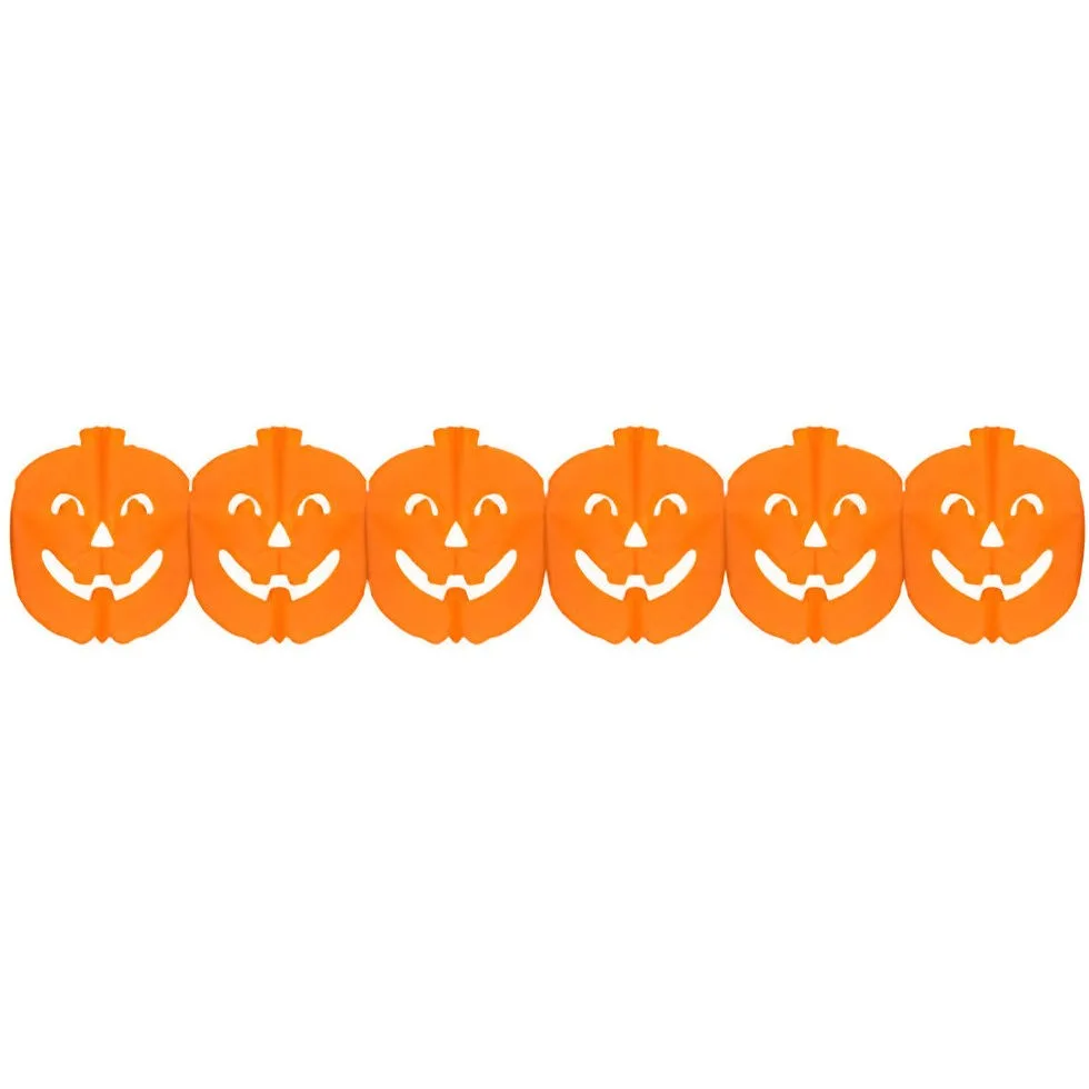 Διακοσμητική Γιρλάντα Halloween Κολοκύθα 300cm
