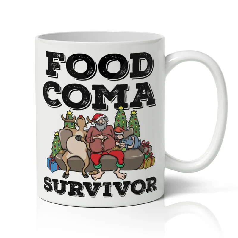 Κούπα Χριστουγεννιάτικη - Food Coma Survivor