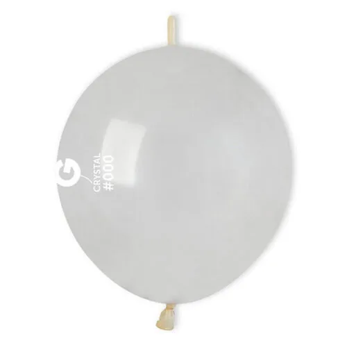 12" Διάφανο μπαλόνι Link-O-Loon με ουρίτσα (100 τεμ)