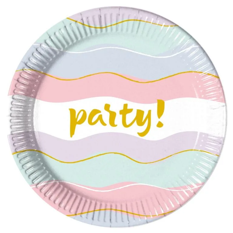 Πιάτα φαγητού Elegant Party (8 τεμ)