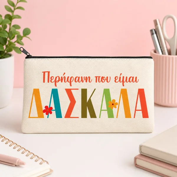 Τσαντάκι Νεσεσέρ για Δασκάλα – Περήφανη Δασκάλα